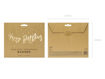 Picture of BANNER HAPPY BIRTHDAY GOLD 16.5X62CM